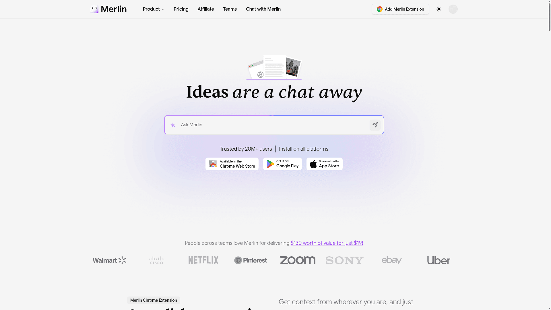 Merlin screenshot