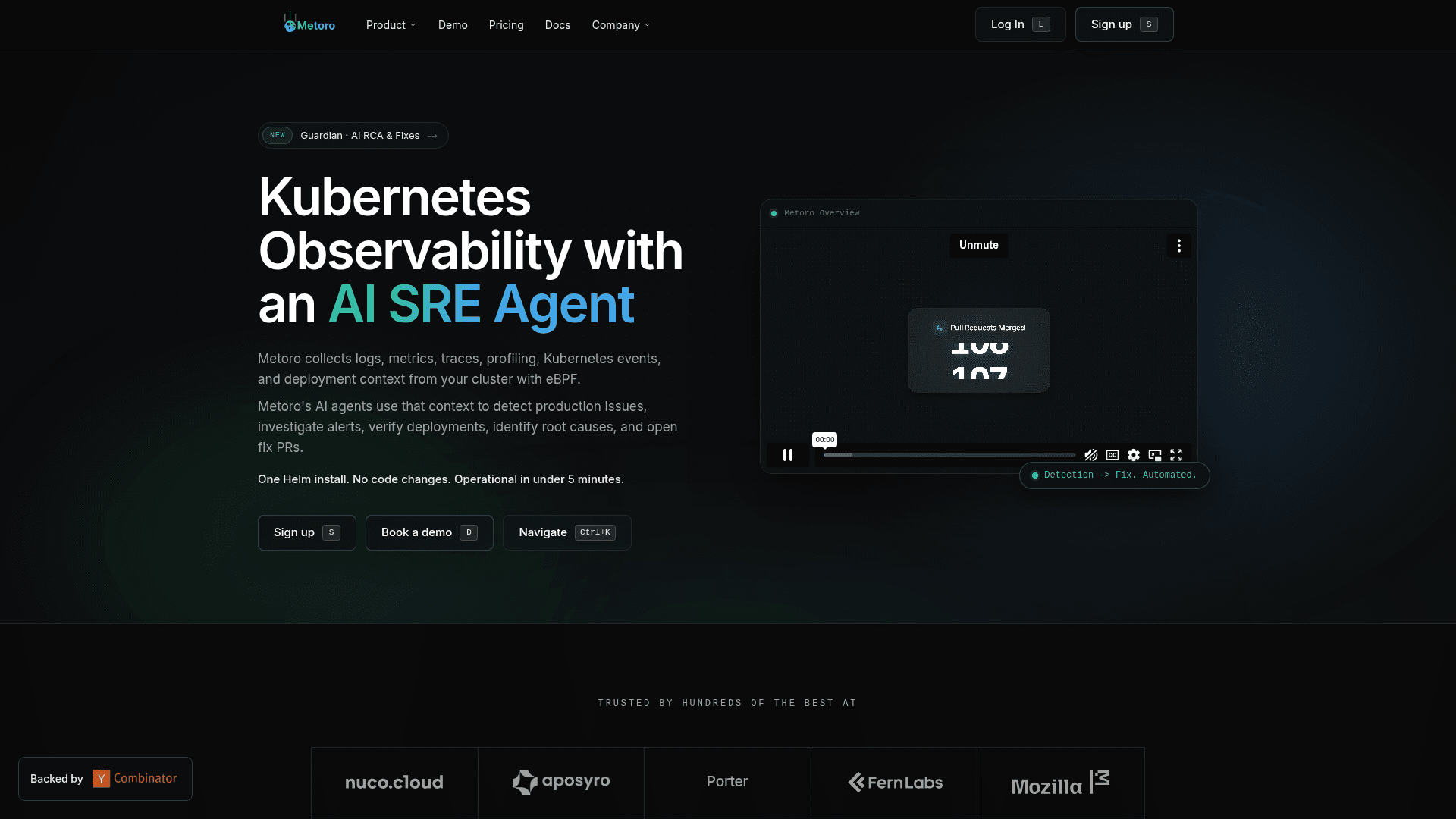 Metoro screenshot
