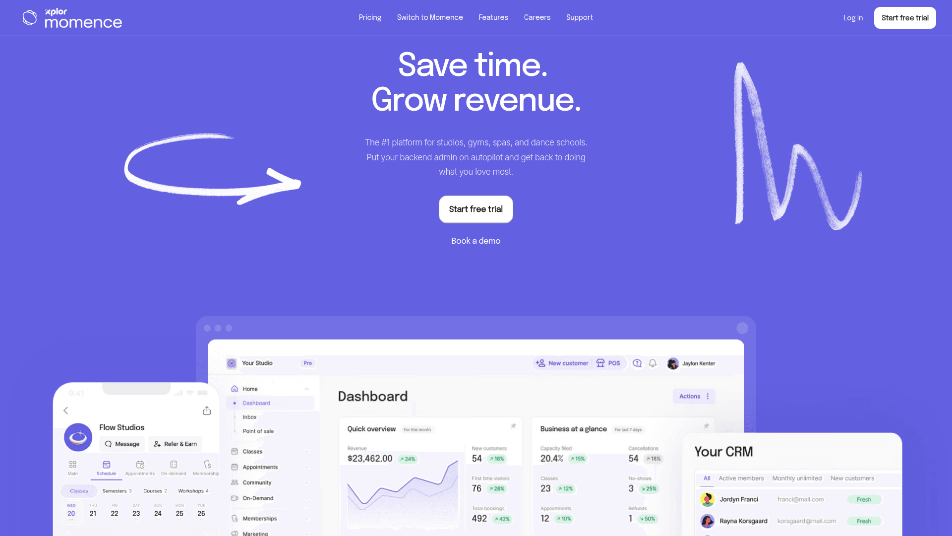Momence screenshot