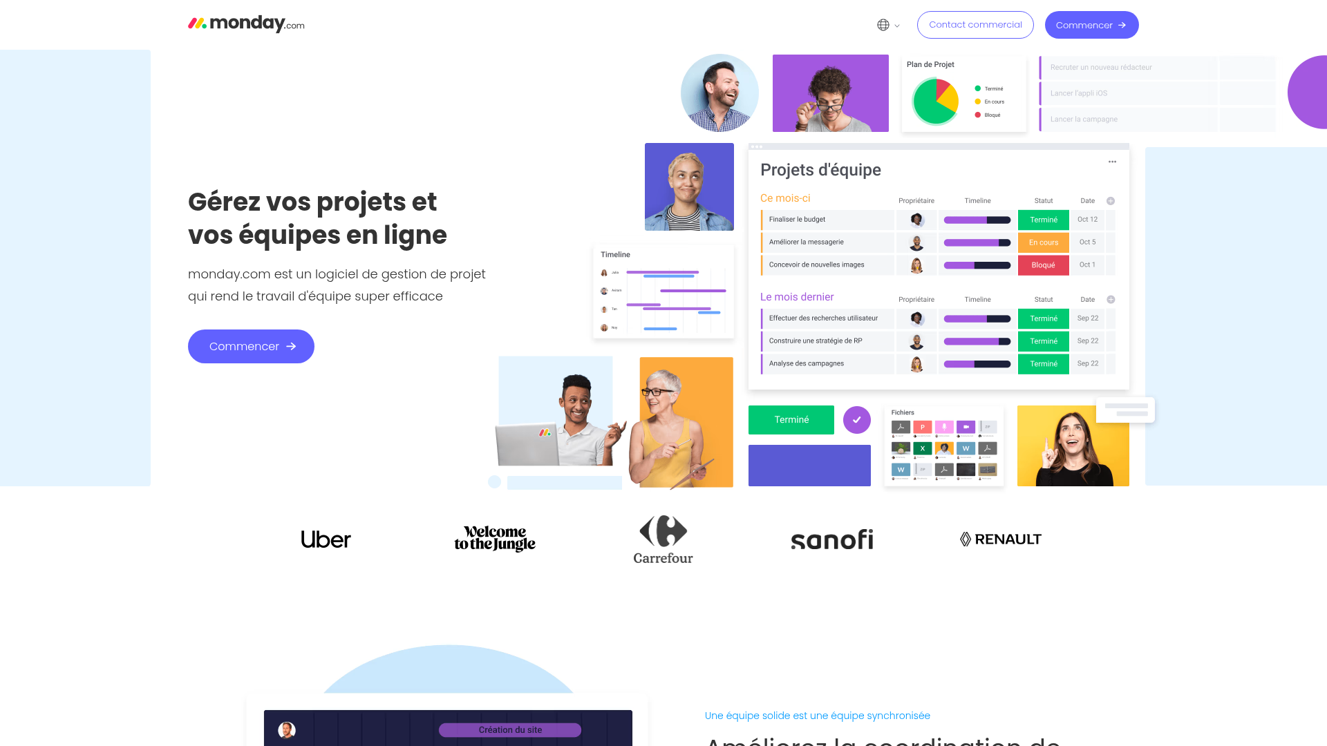 monday.com screenshot