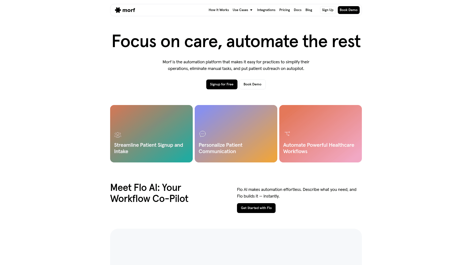 Morf Health screenshot