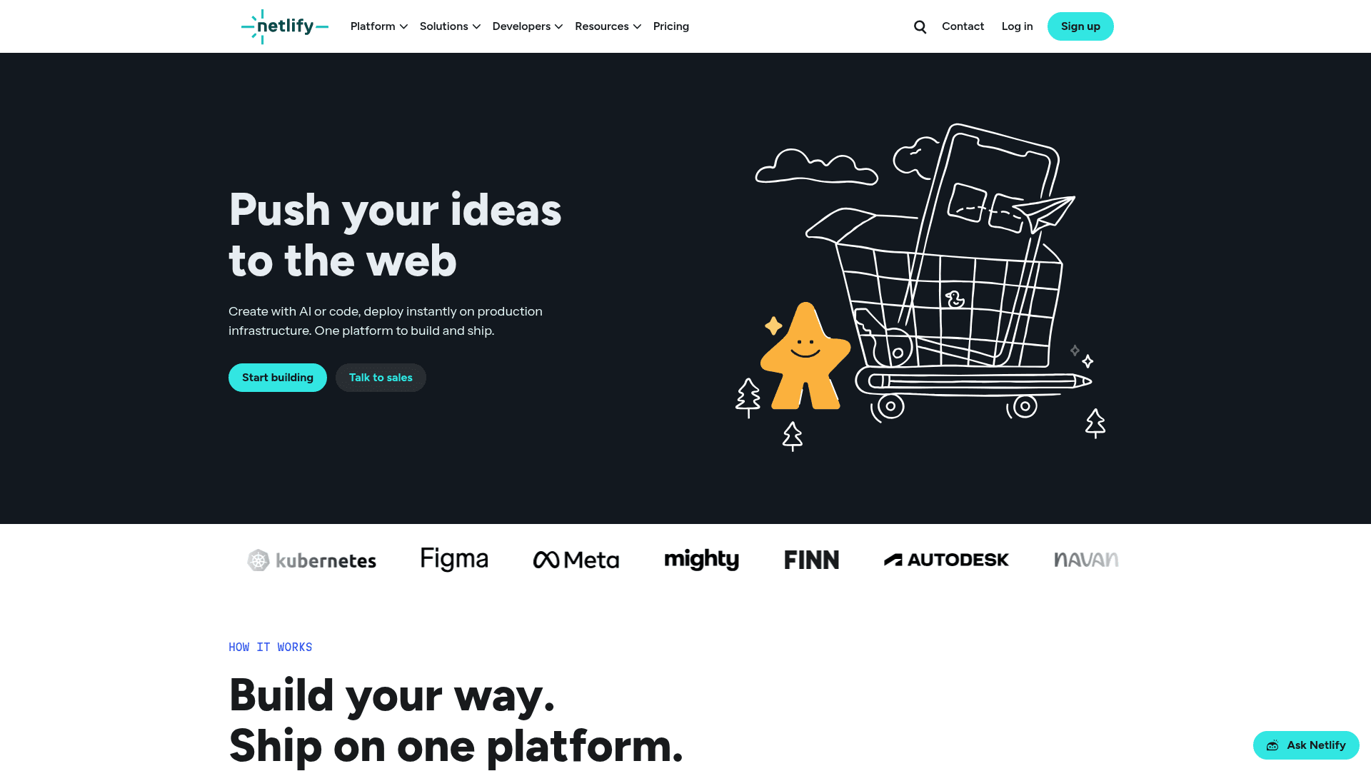 Netlify screenshot