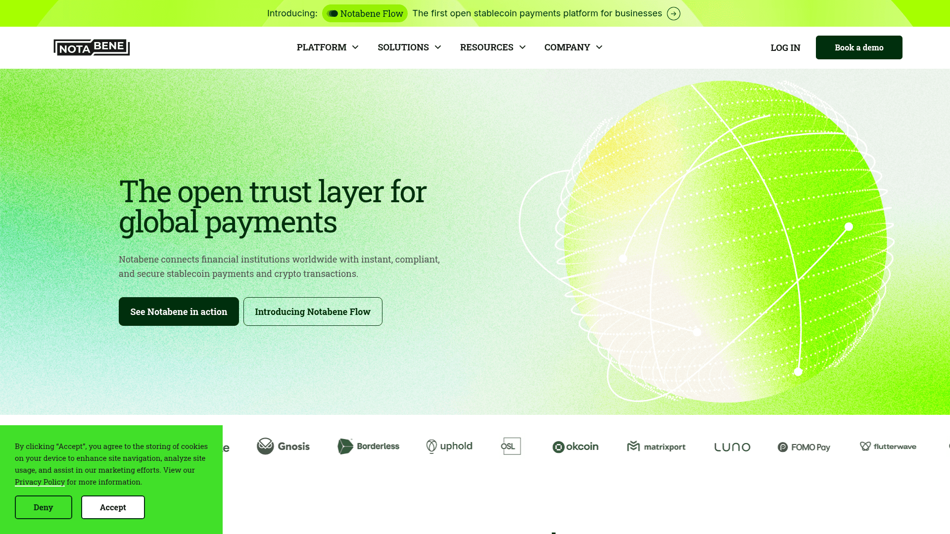 Notabene screenshot