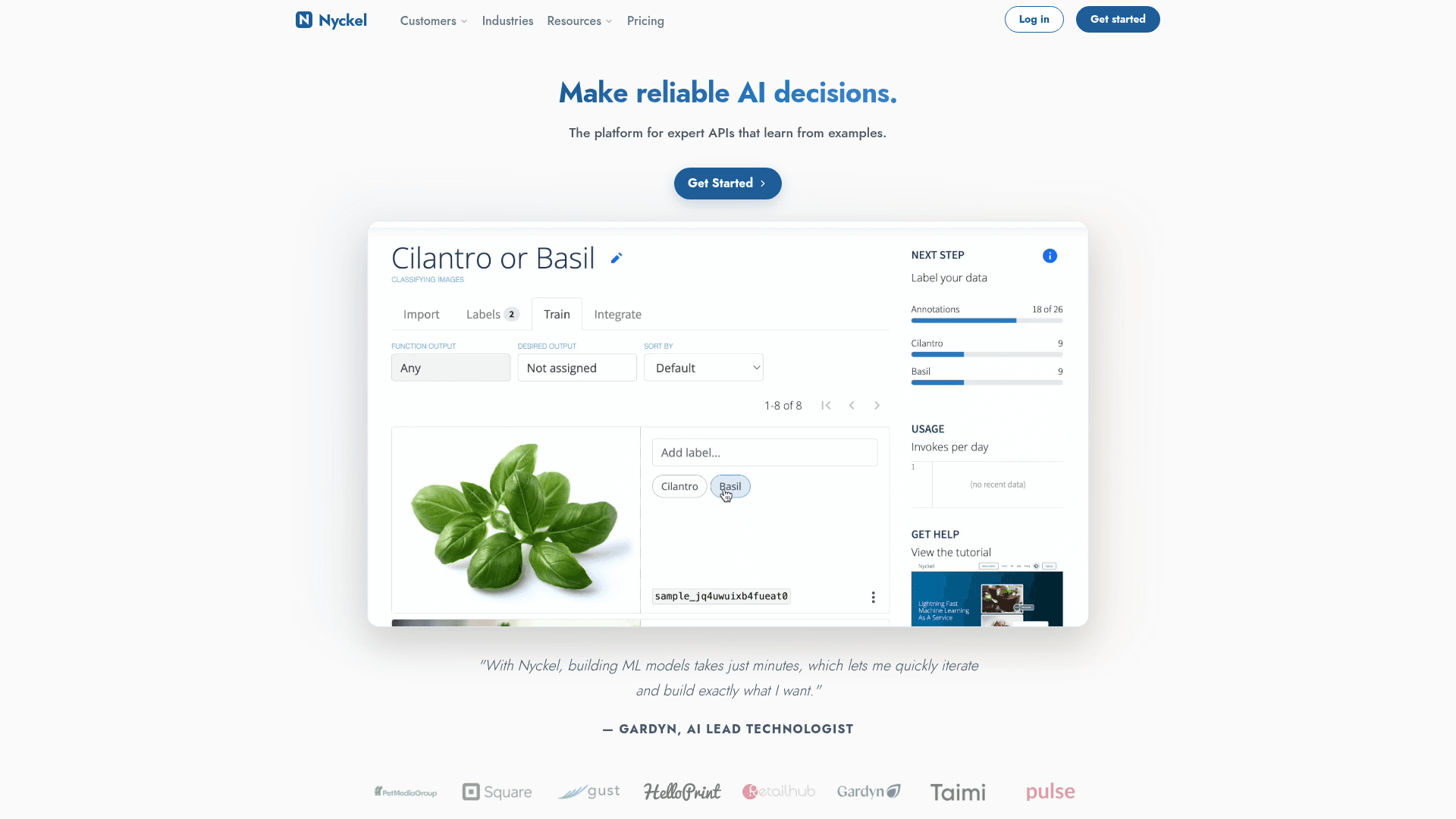 Nyckel screenshot