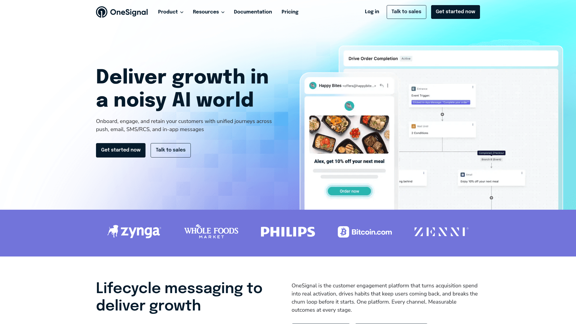 OneSignal screenshot