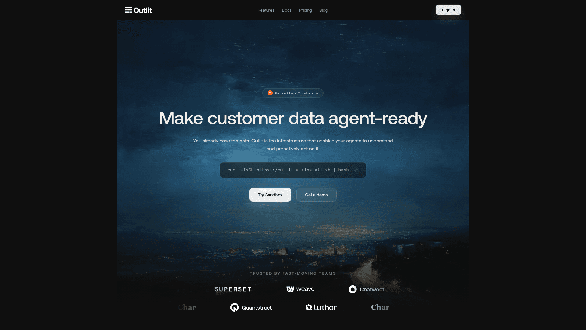 Outlit screenshot