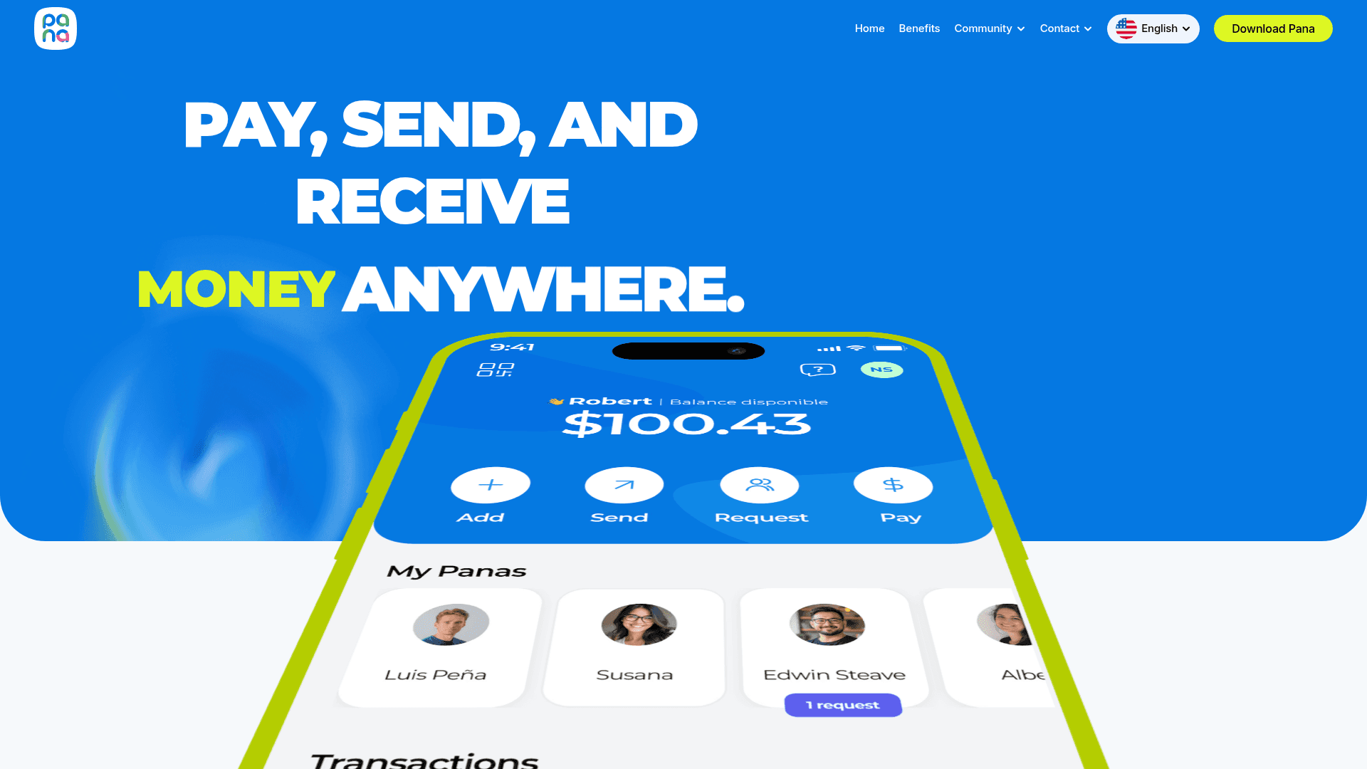 Pana screenshot