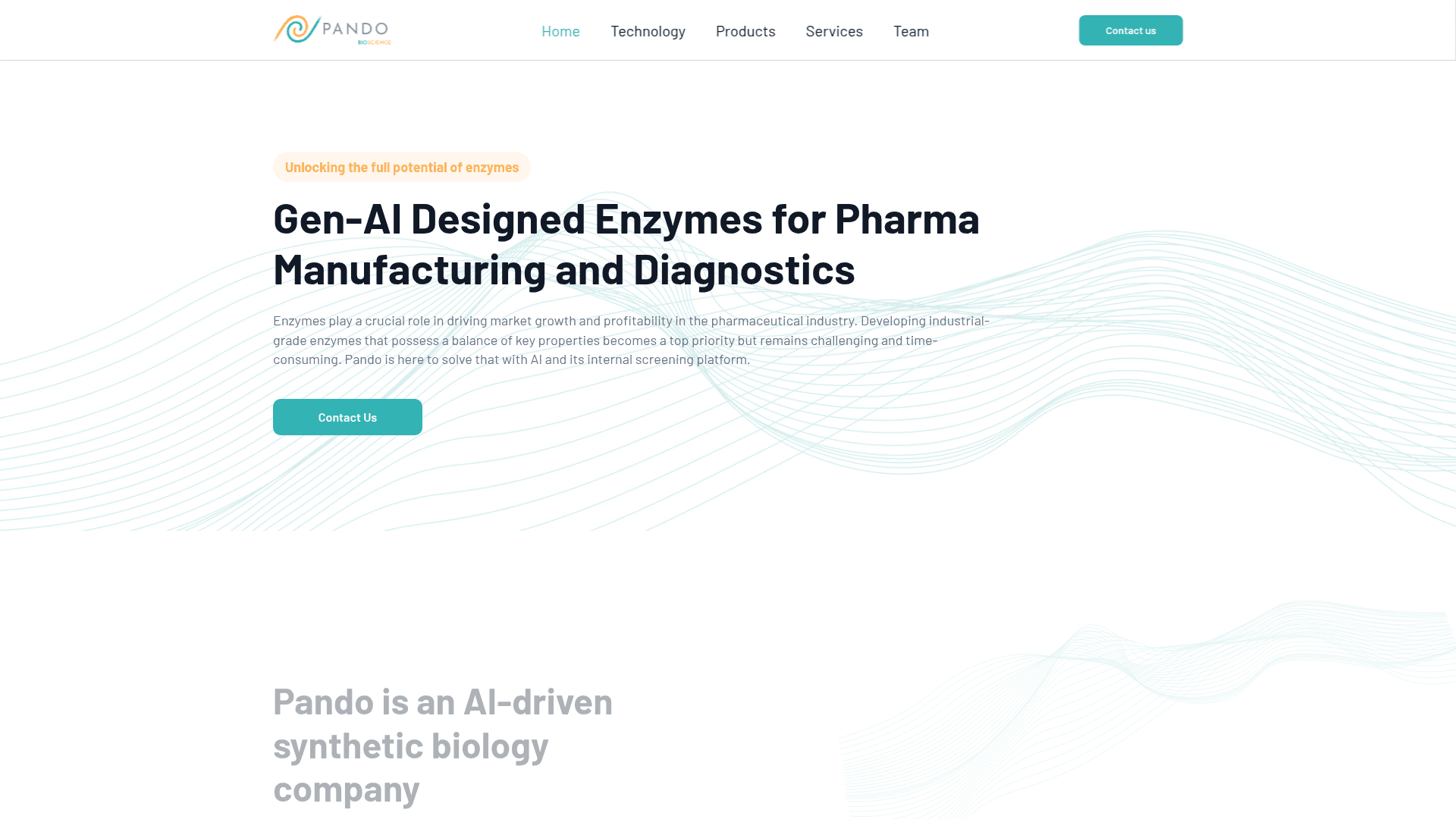 Pando Bioscience screenshot