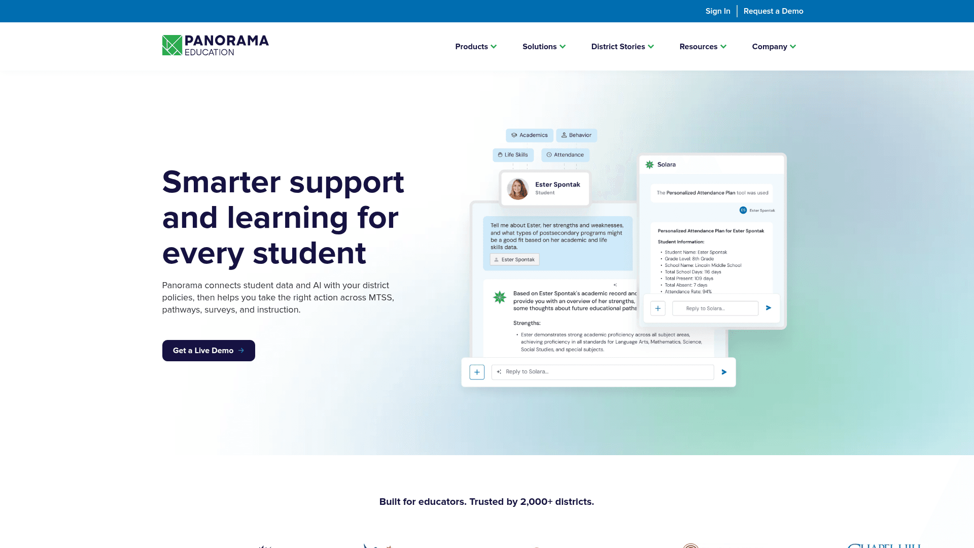 Panorama Education screenshot
