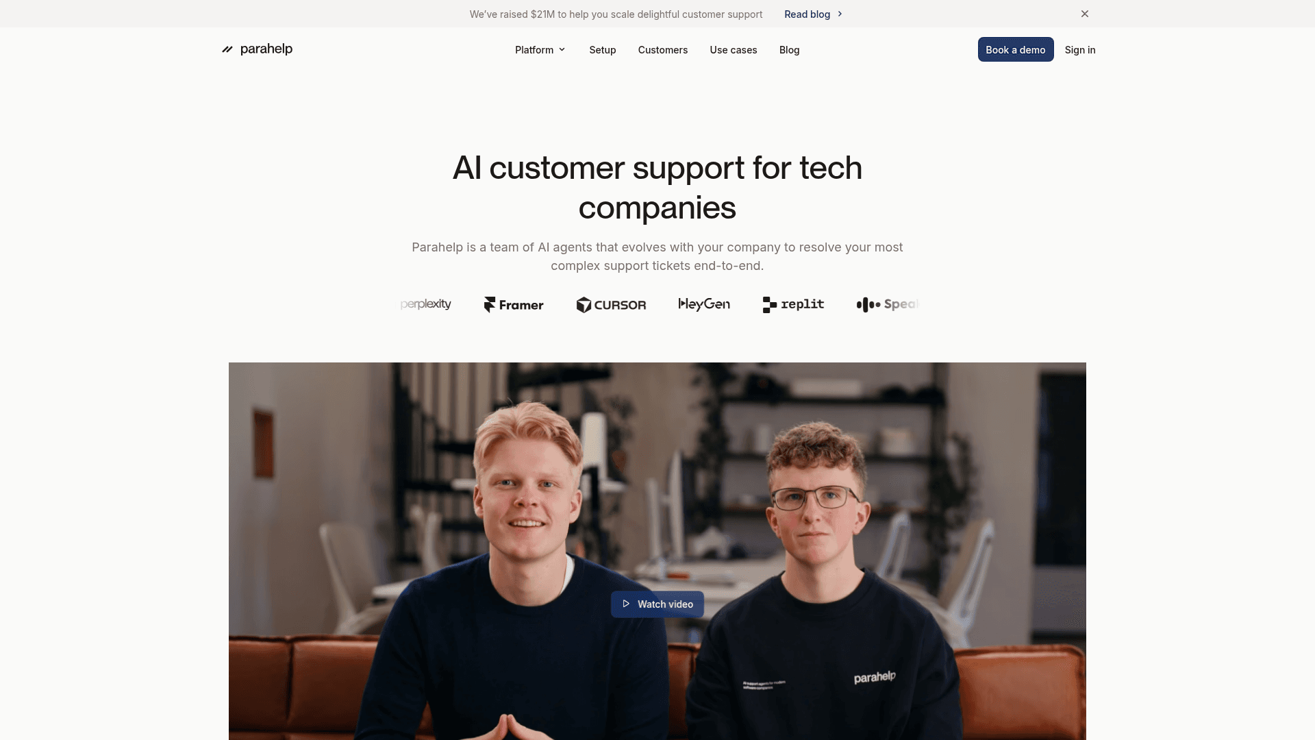 Parahelp screenshot