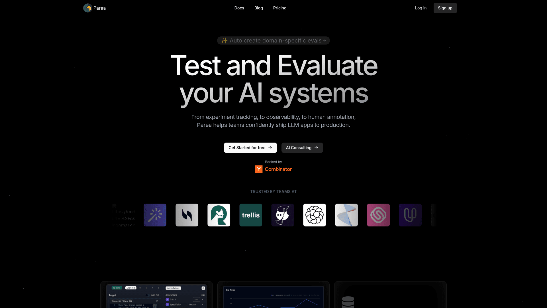 Parea screenshot