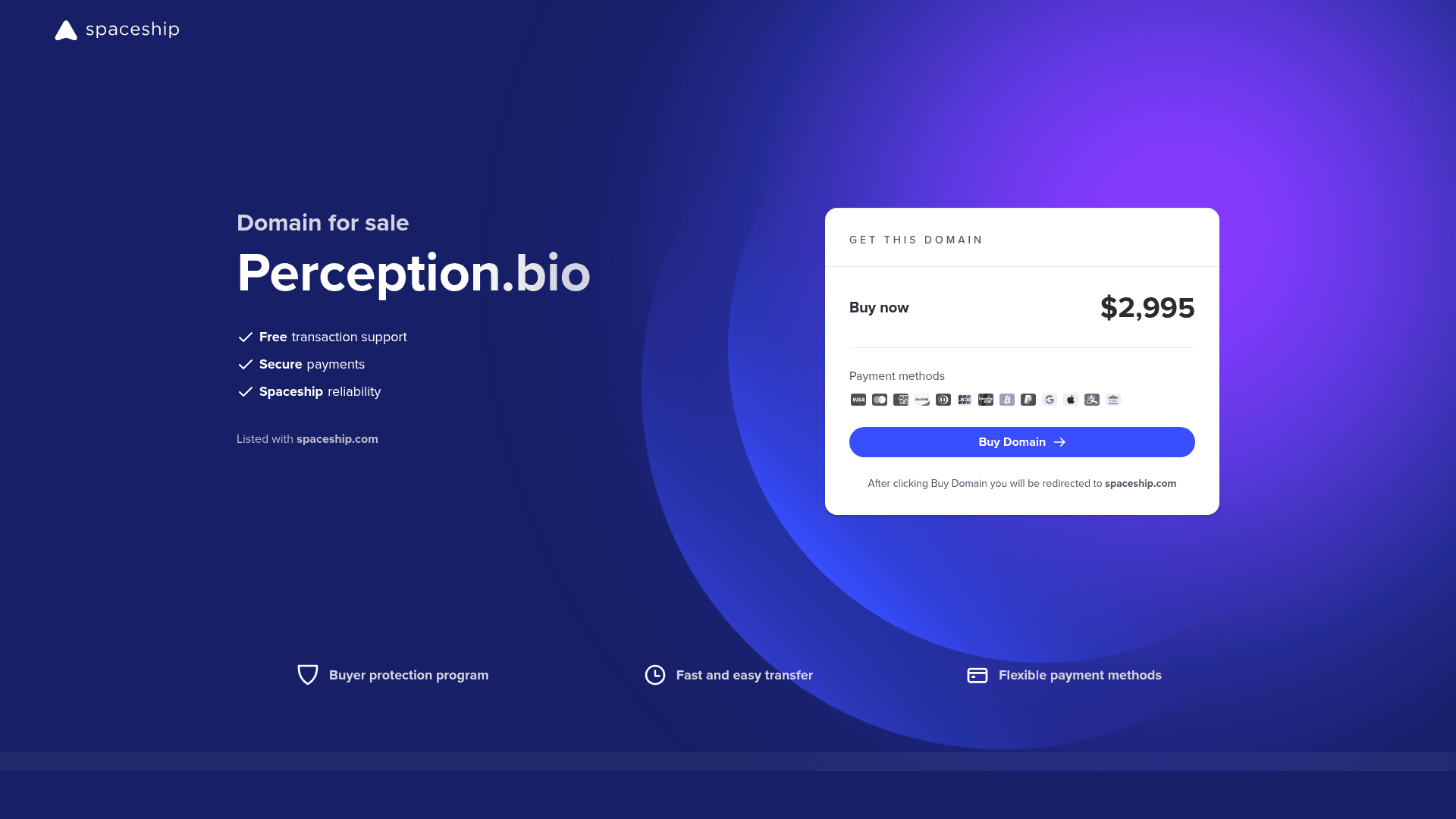 Perception Biosystems screenshot