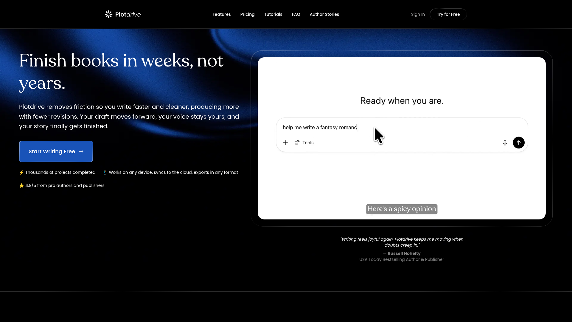 Plotdrive screenshot