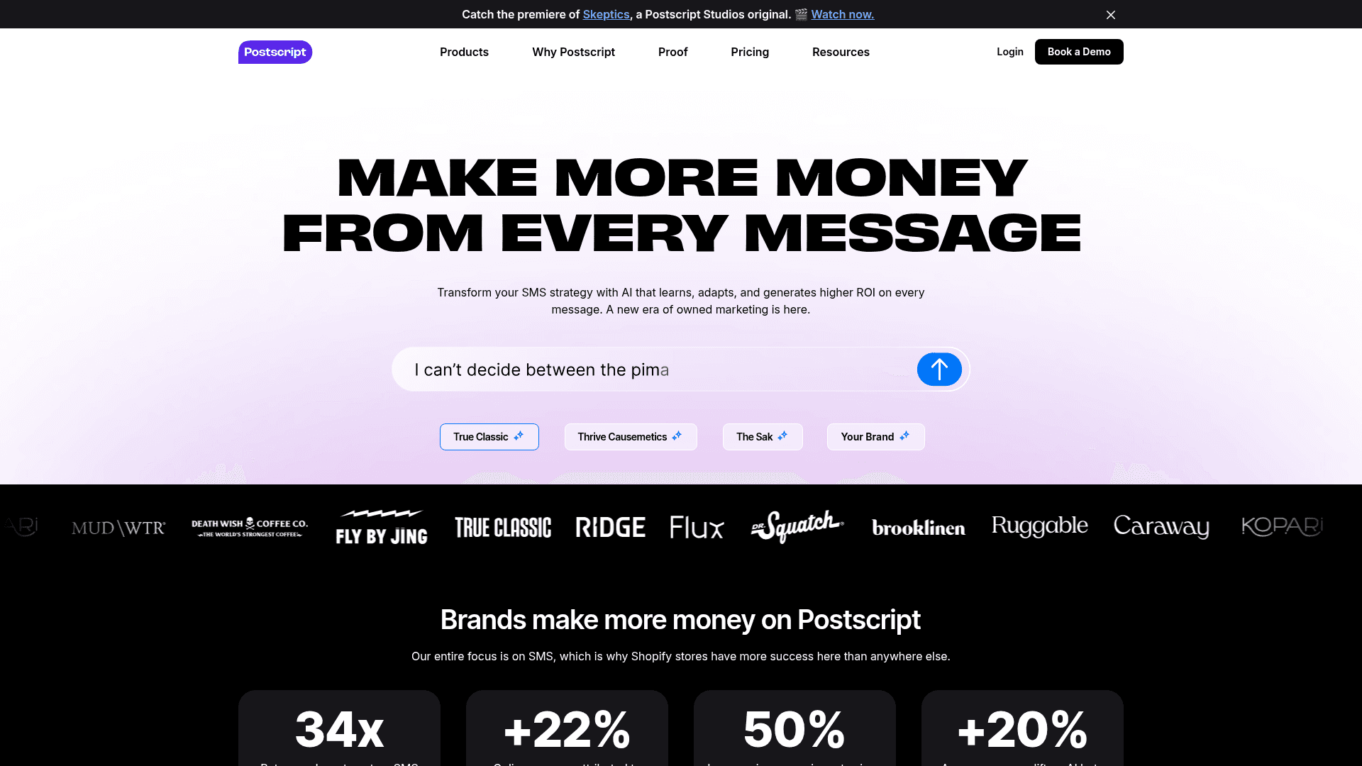 Postscript screenshot