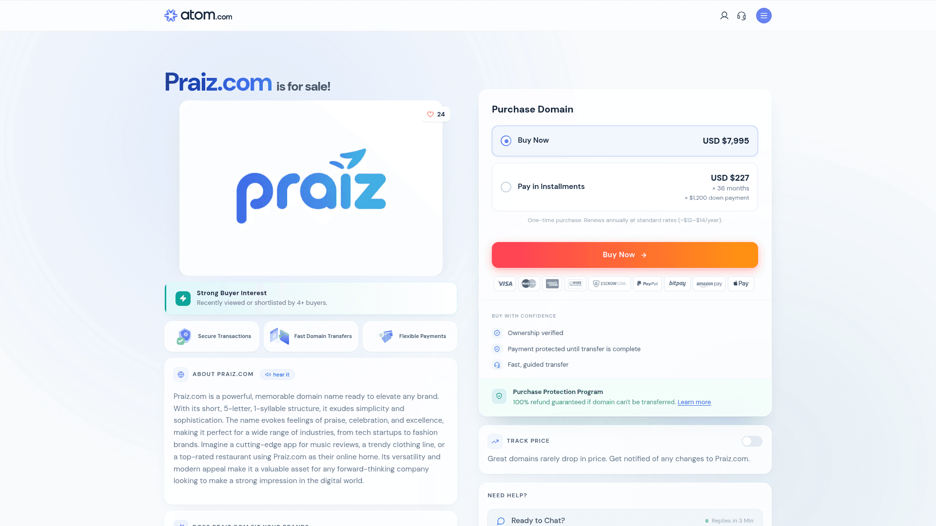 Praiz screenshot