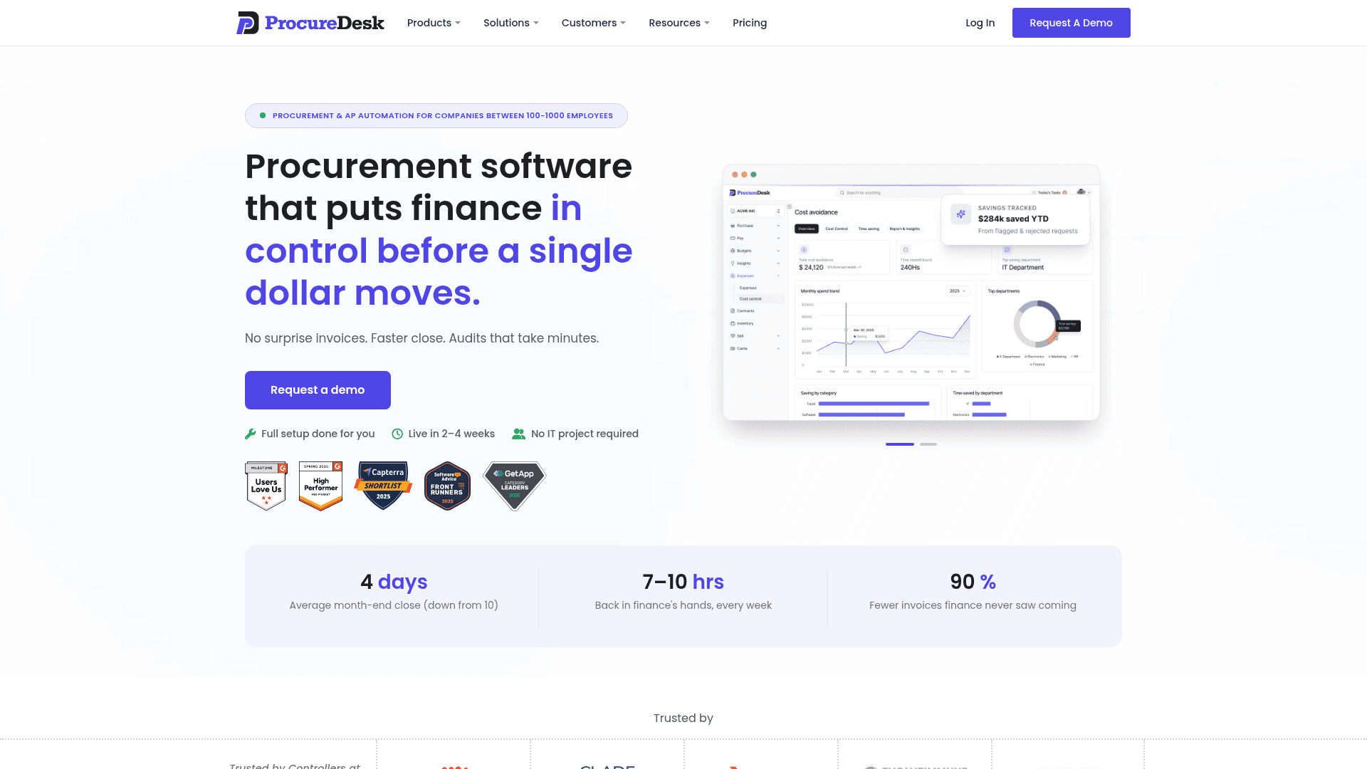 ProcureDesk screenshot