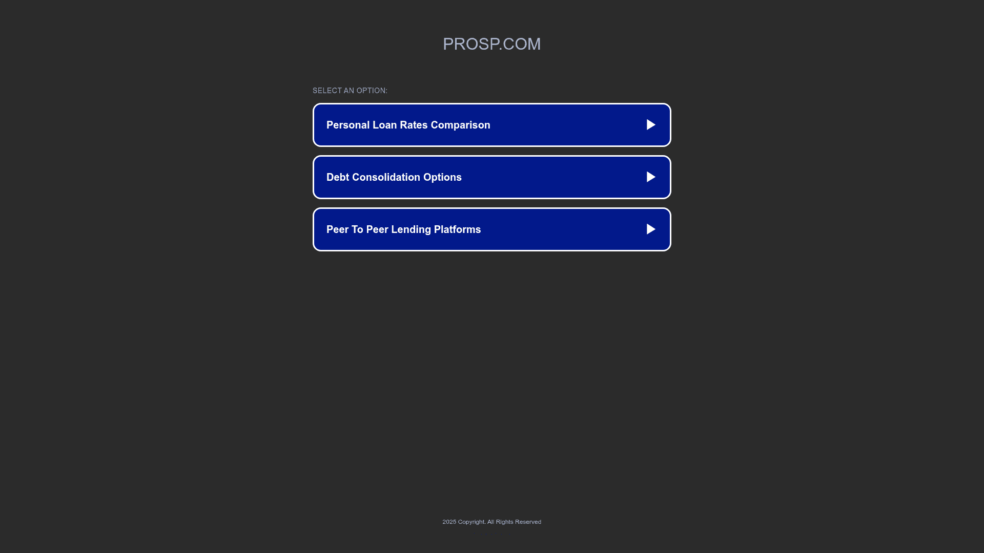 Prosp screenshot