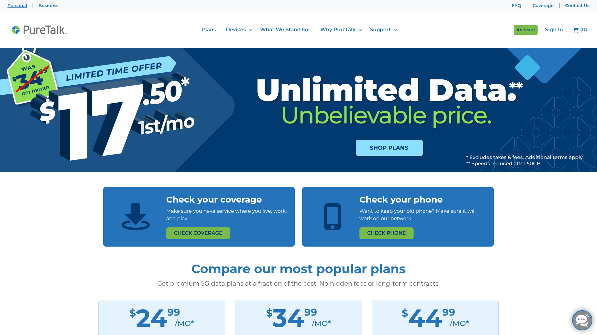 Puretalk screenshot
