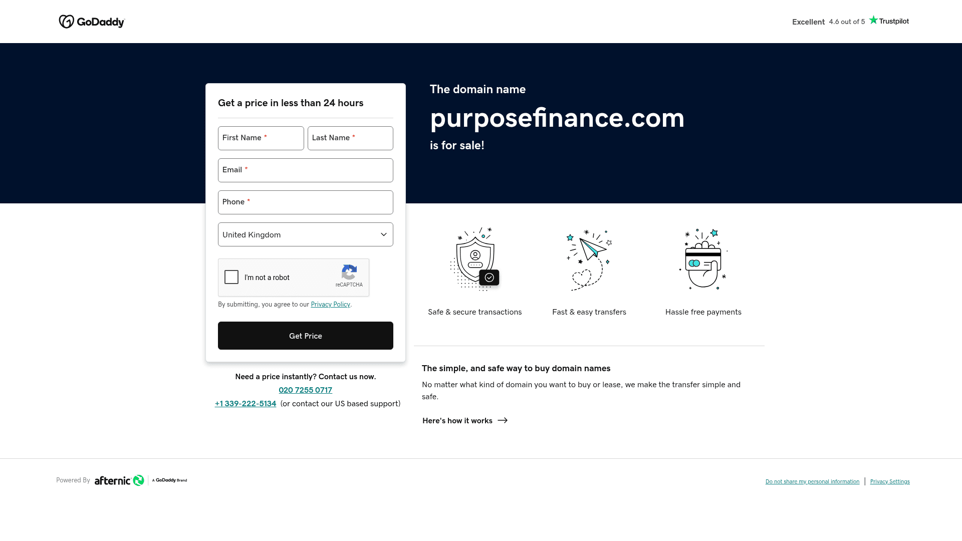 Purpose Finance screenshot