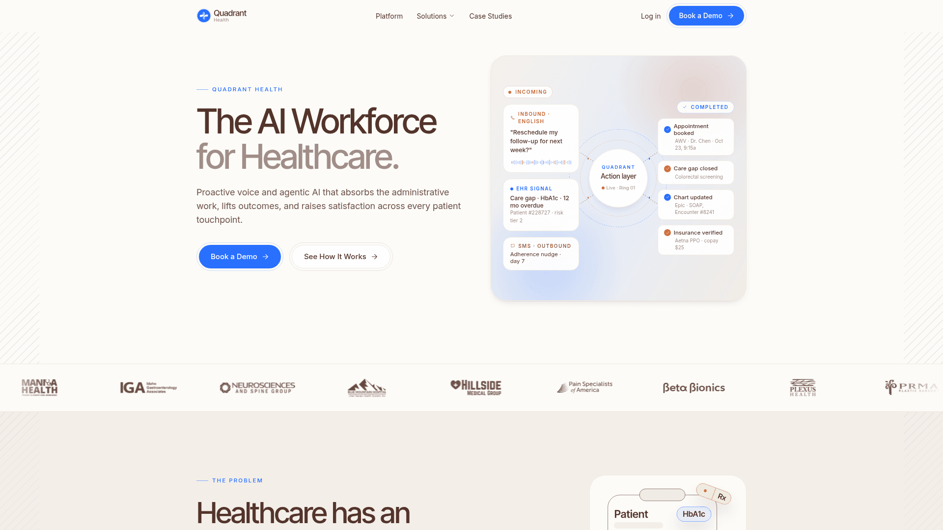 Quadrant Health screenshot
