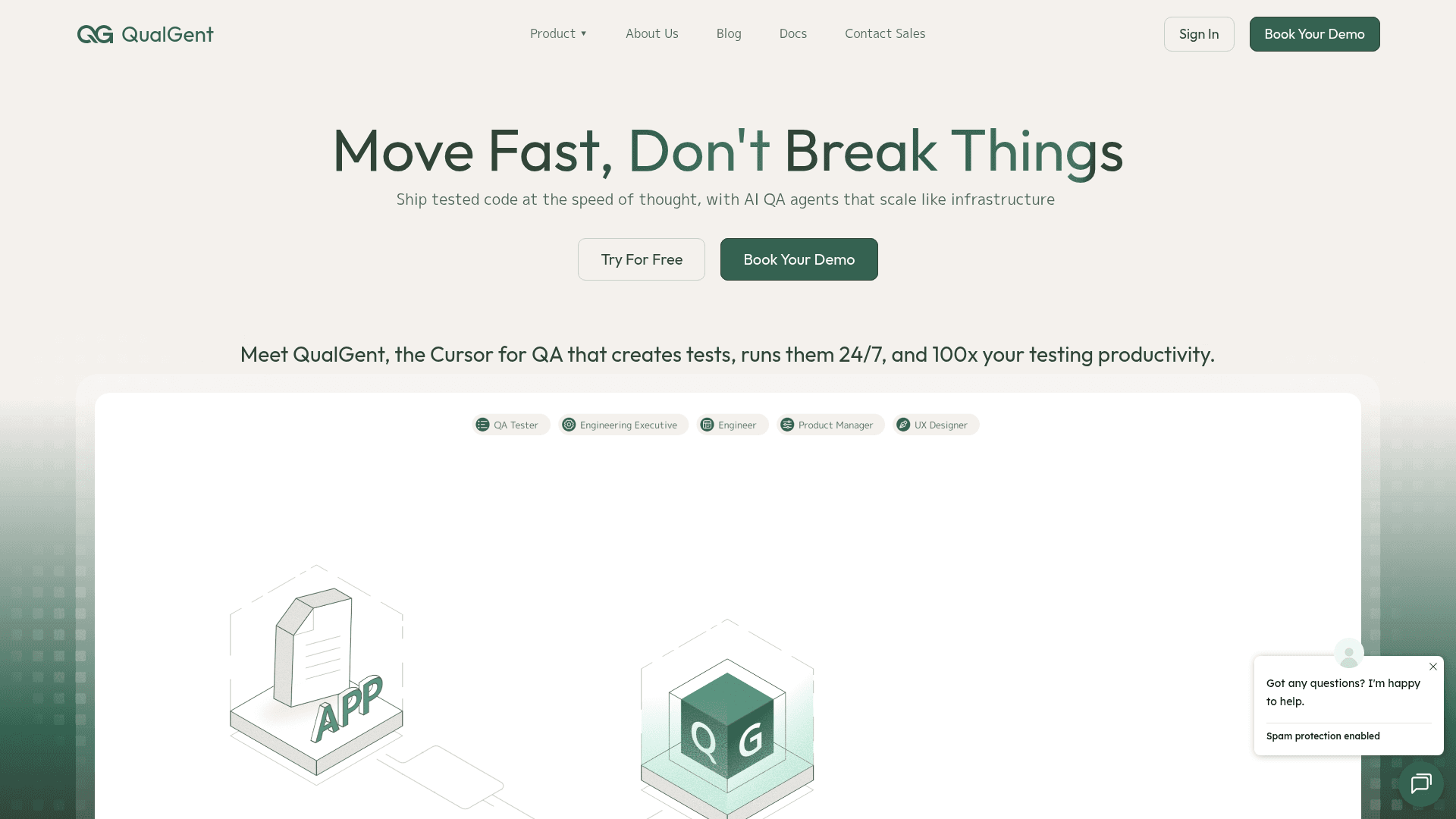 QualGent screenshot