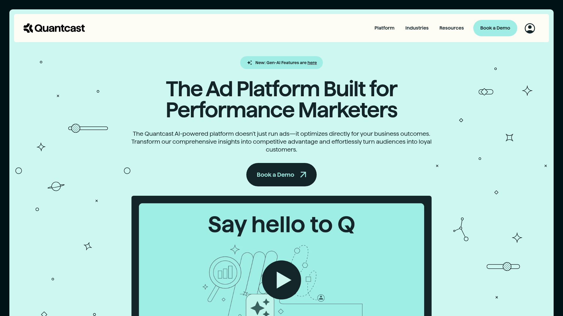 Quantcast screenshot