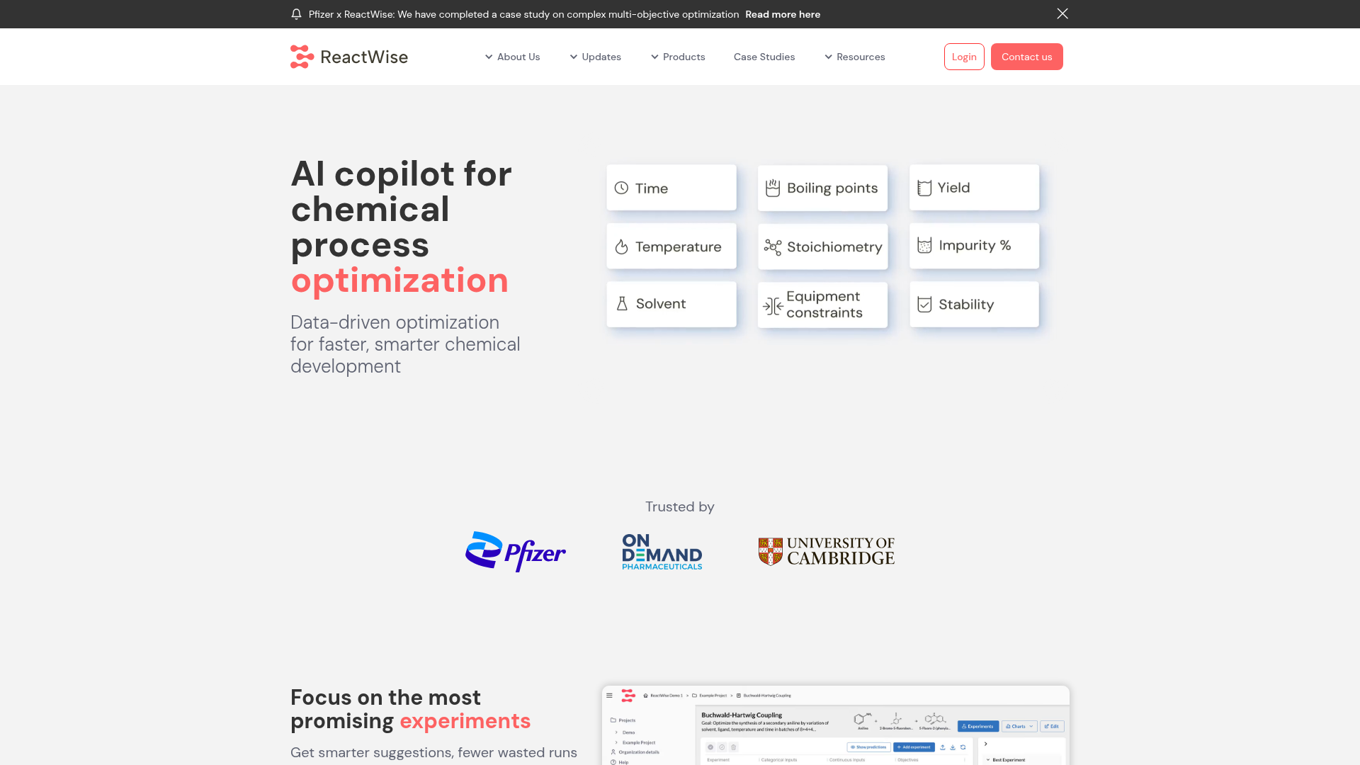 ReactWise screenshot
