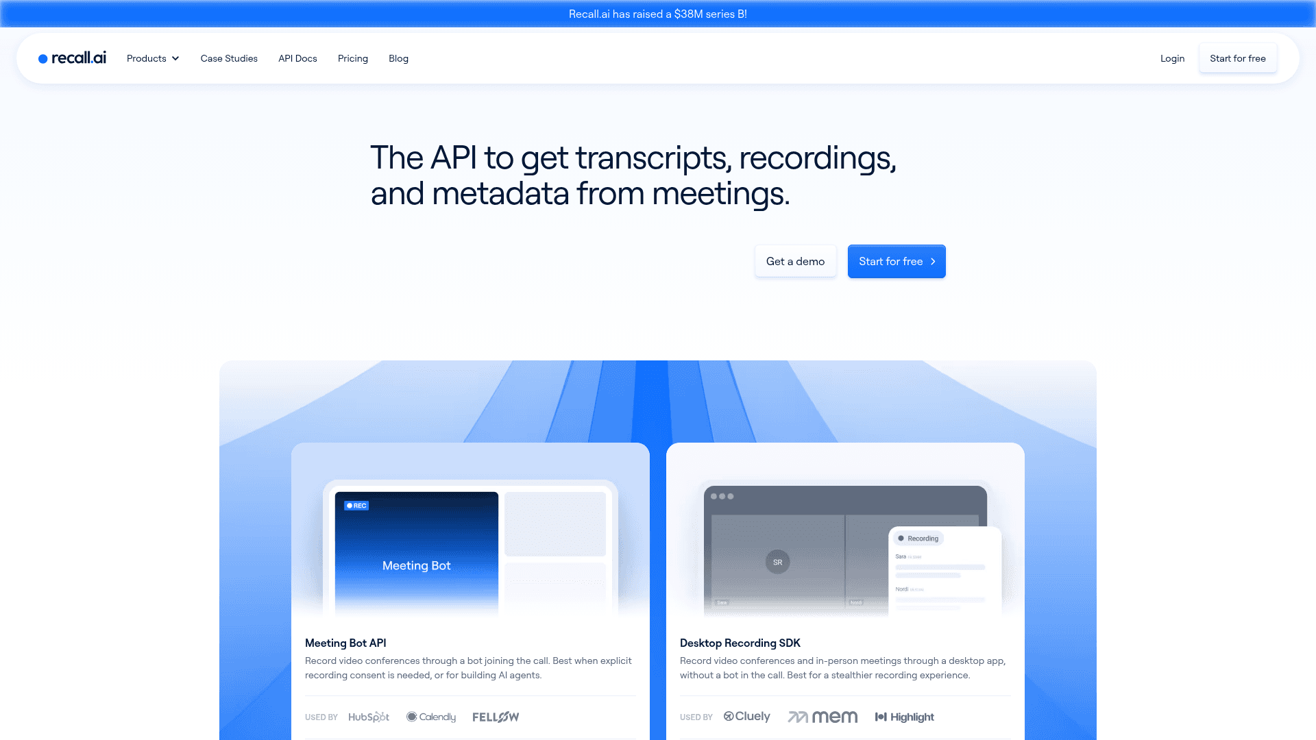 Recall.ai screenshot