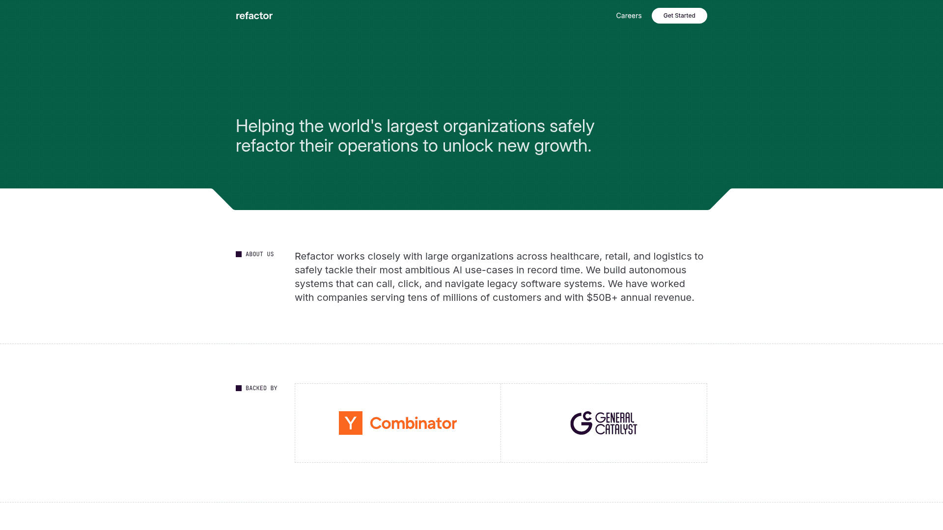 Refactor screenshot