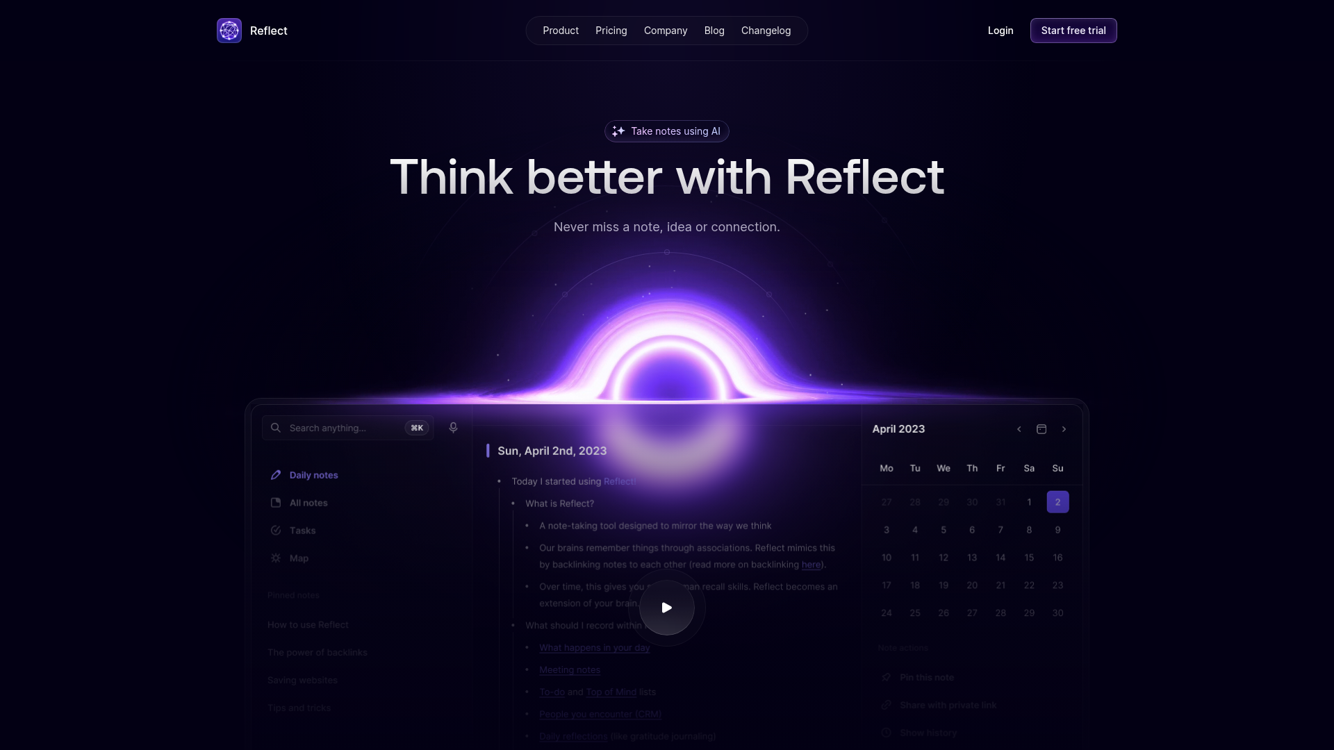 Reflect screenshot