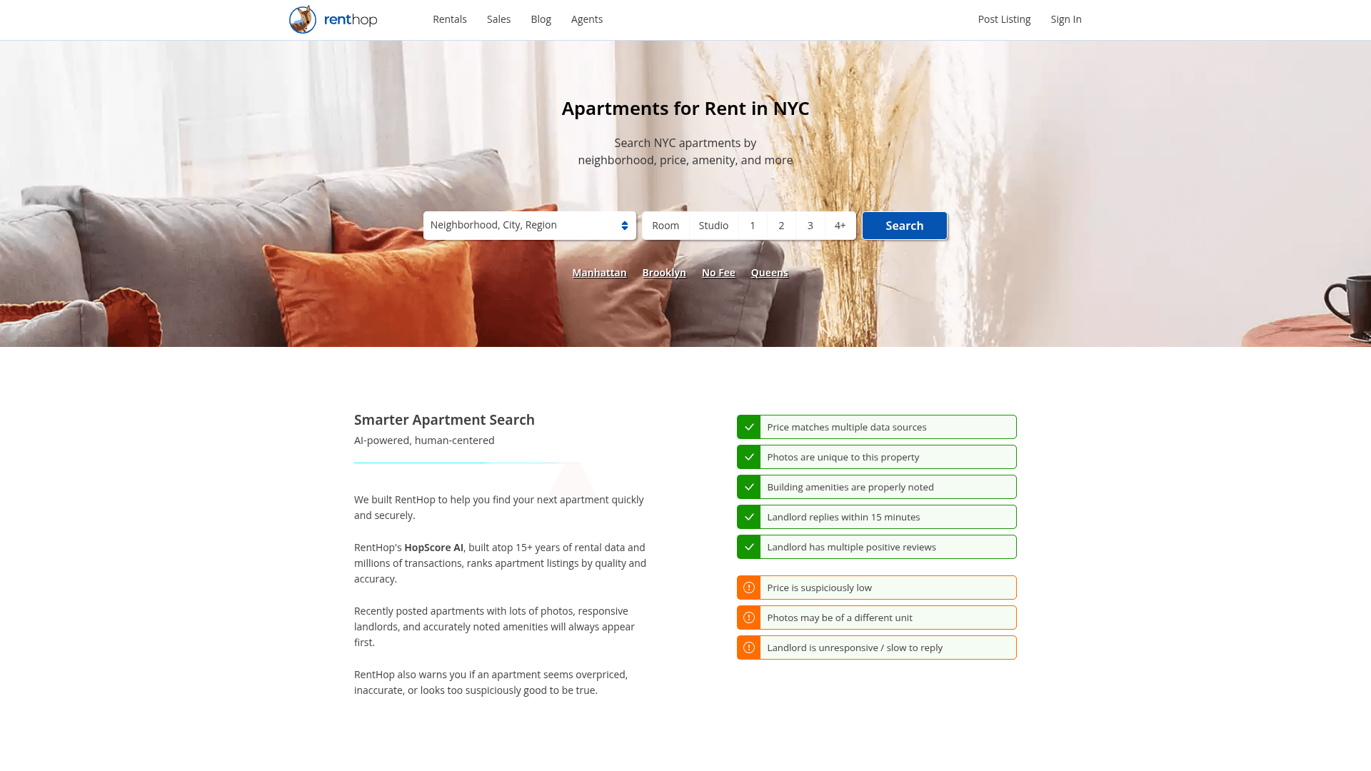 RentHop screenshot