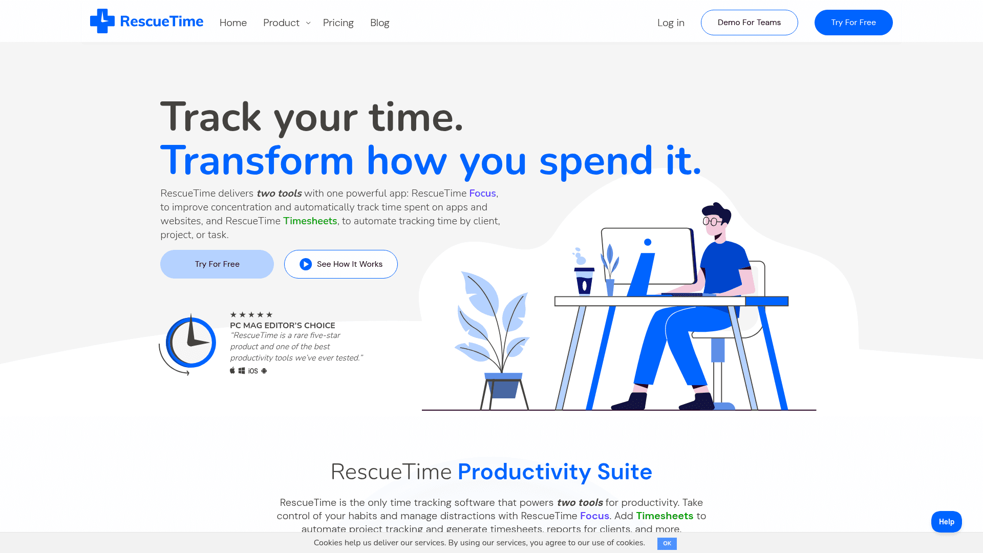 RescueTime screenshot