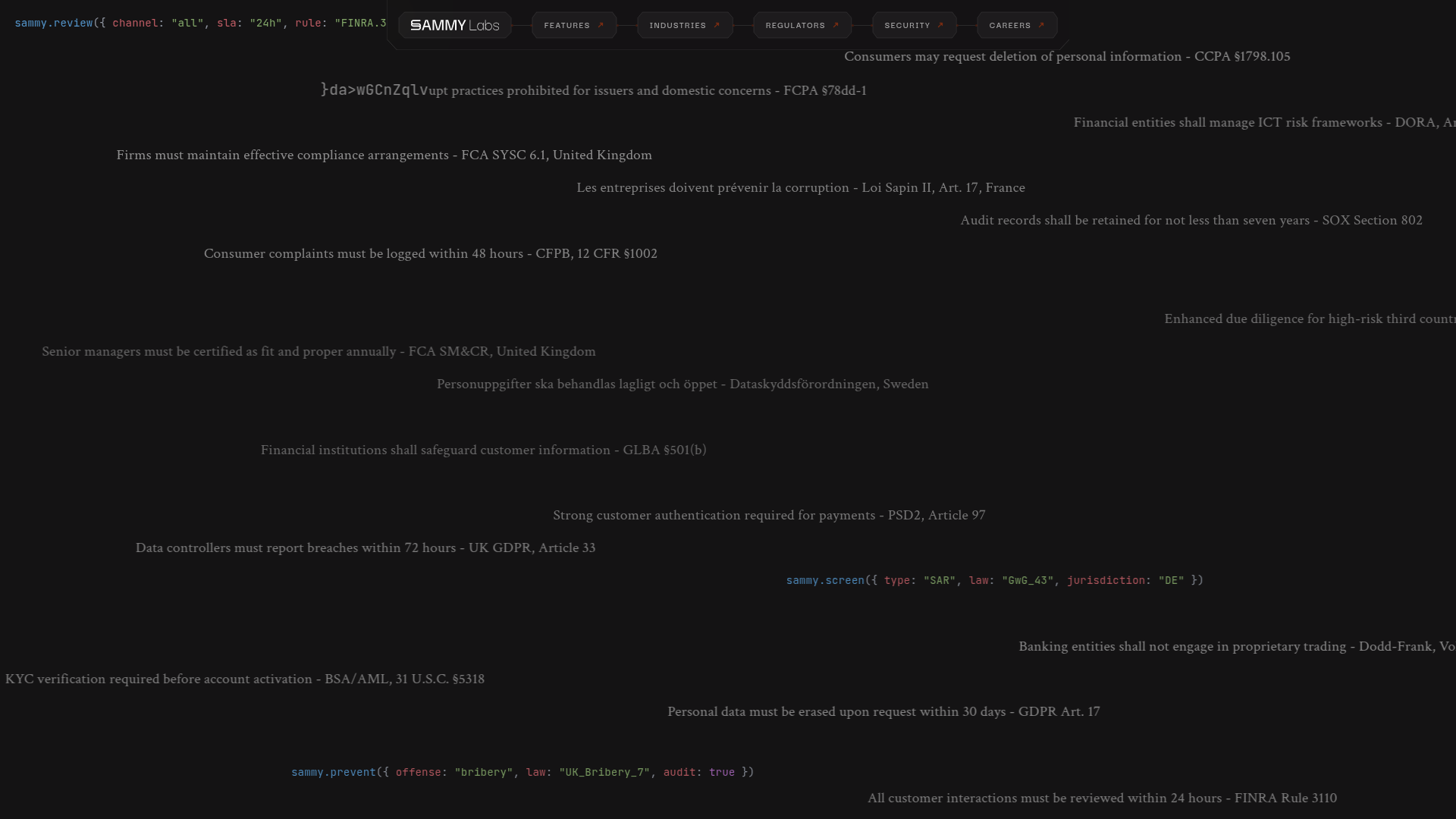 SAMMY Labs screenshot