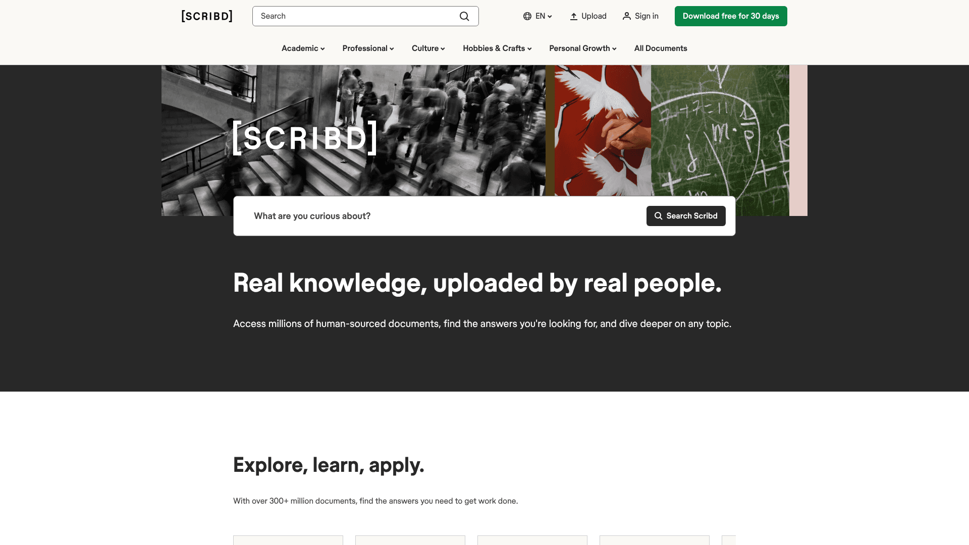 Scribd screenshot