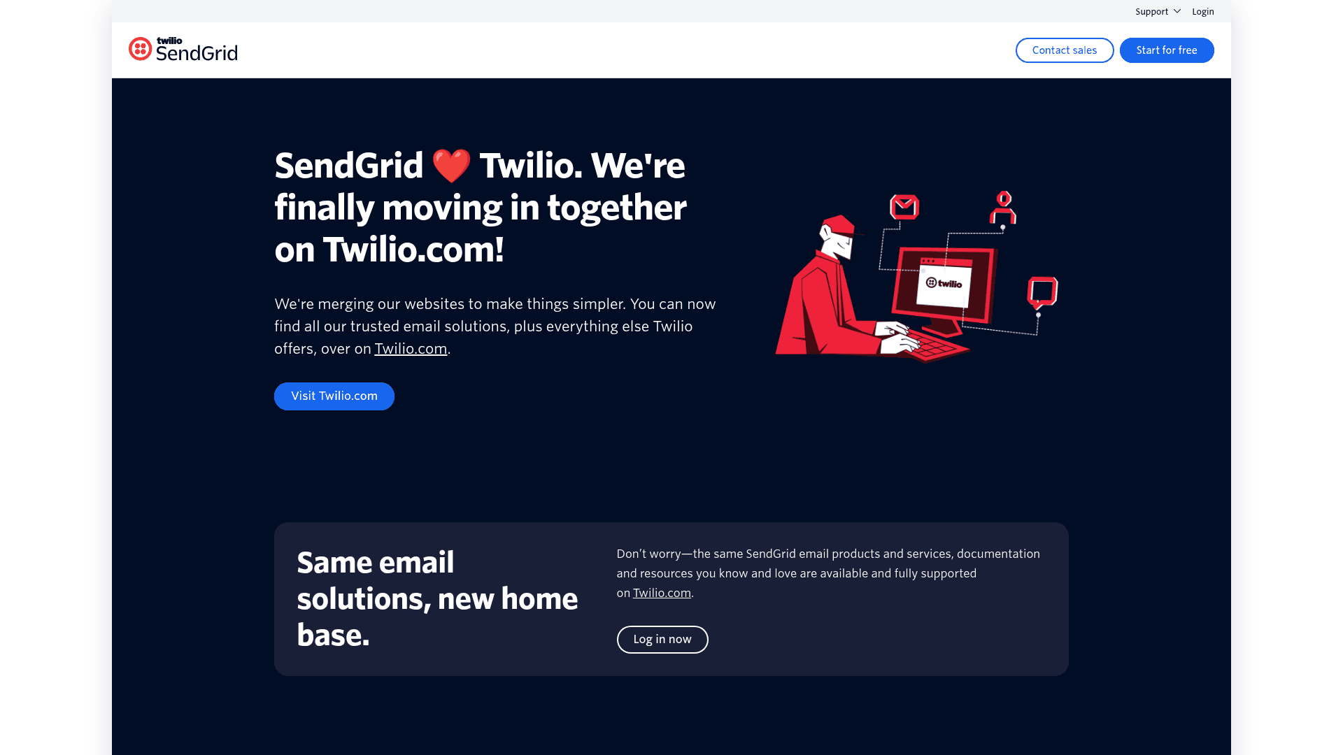 SendGrid screenshot