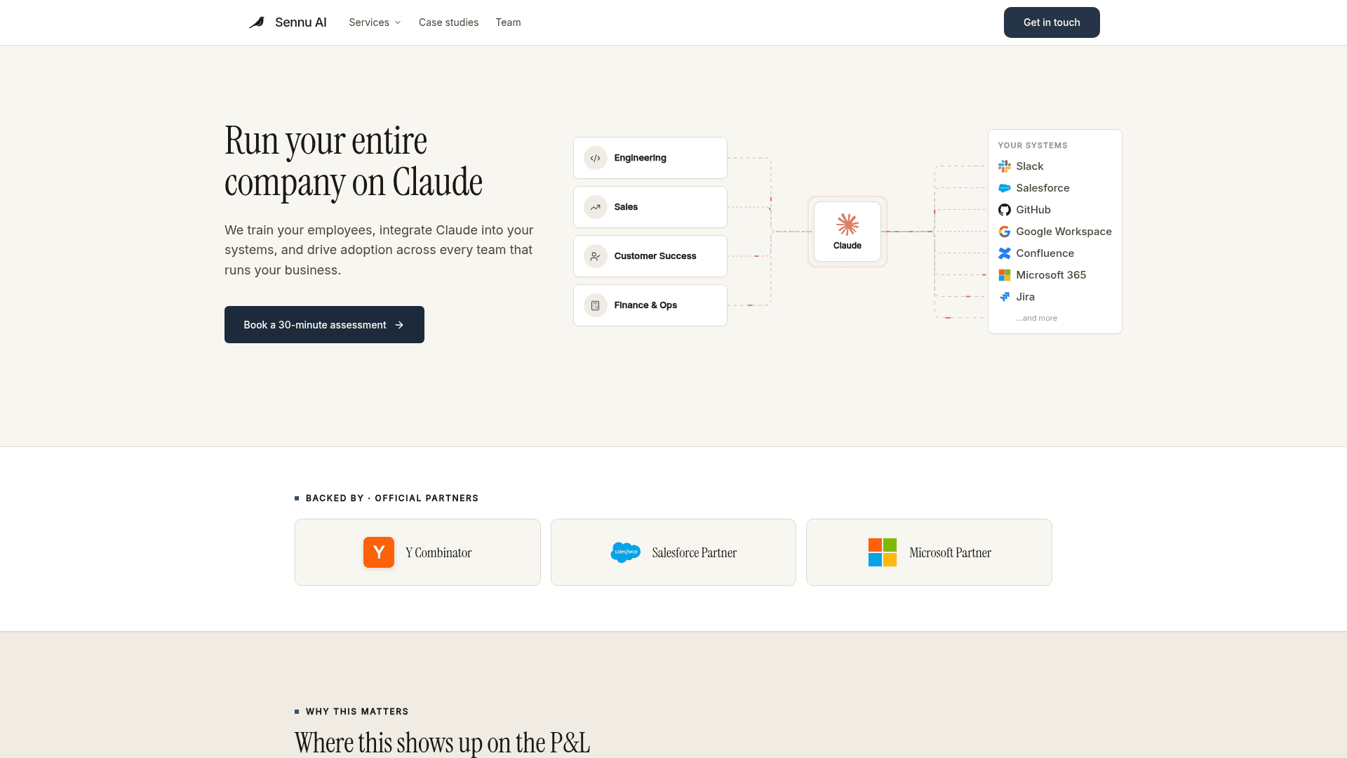 Sennu AI screenshot
