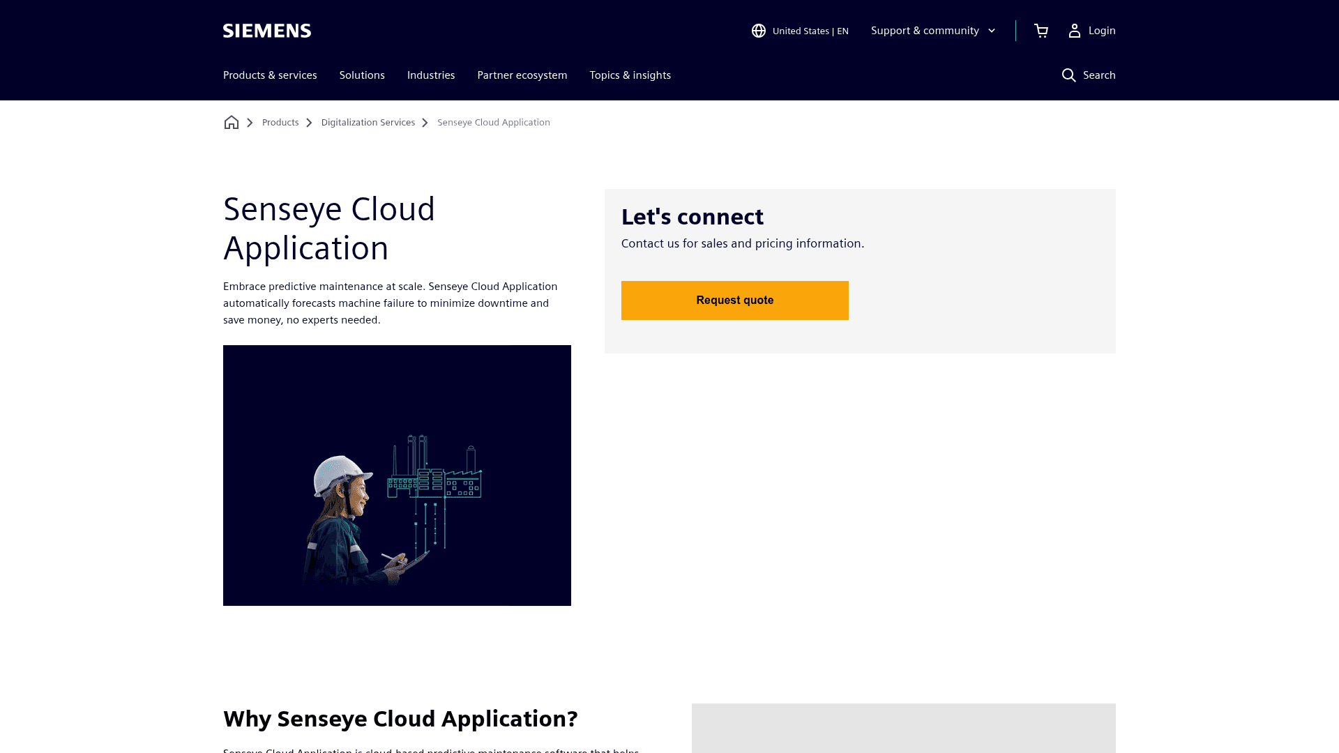 Senseye (Siemens) screenshot
