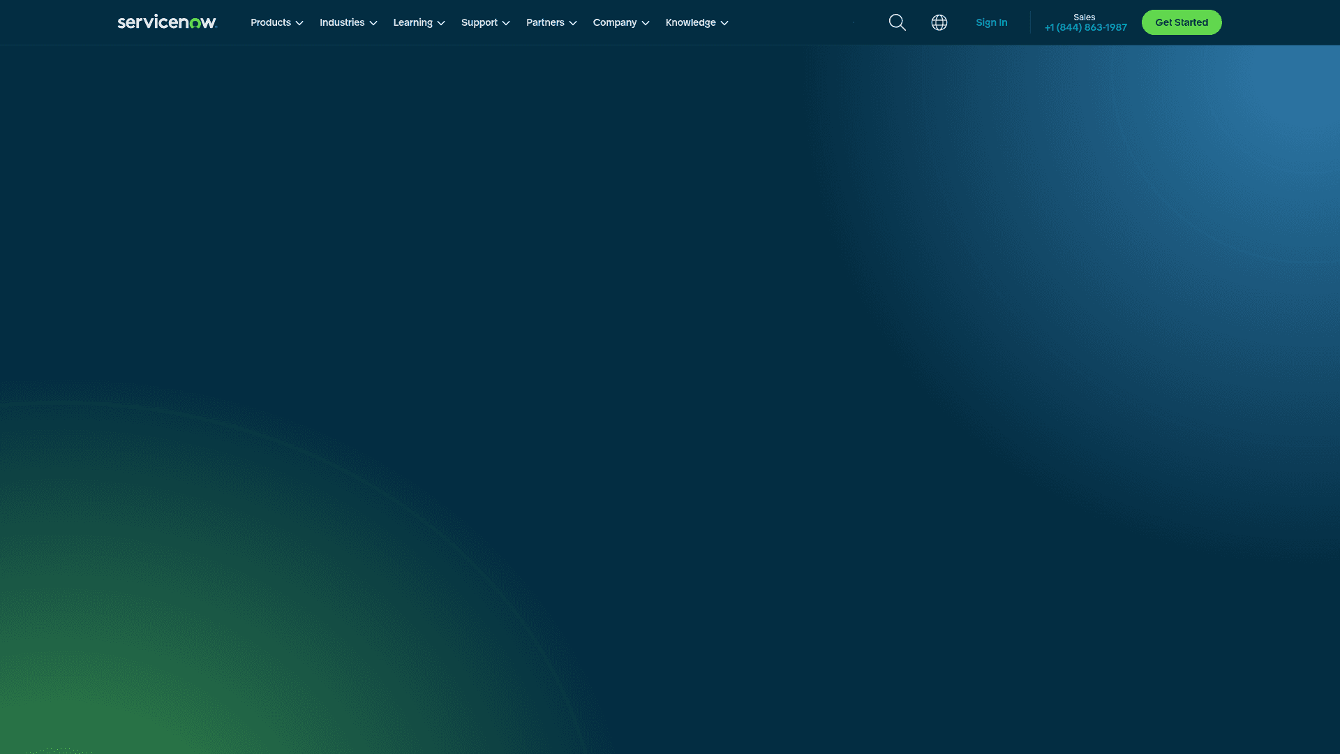 ServiceNow screenshot