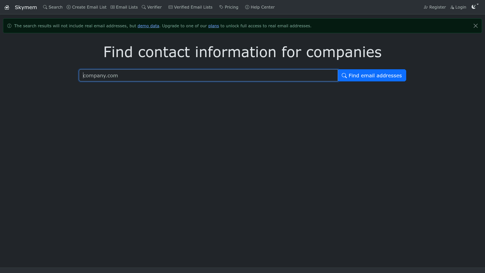 Skymem screenshot
