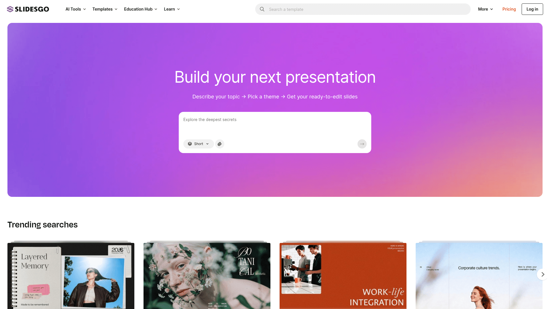Slidesgo screenshot