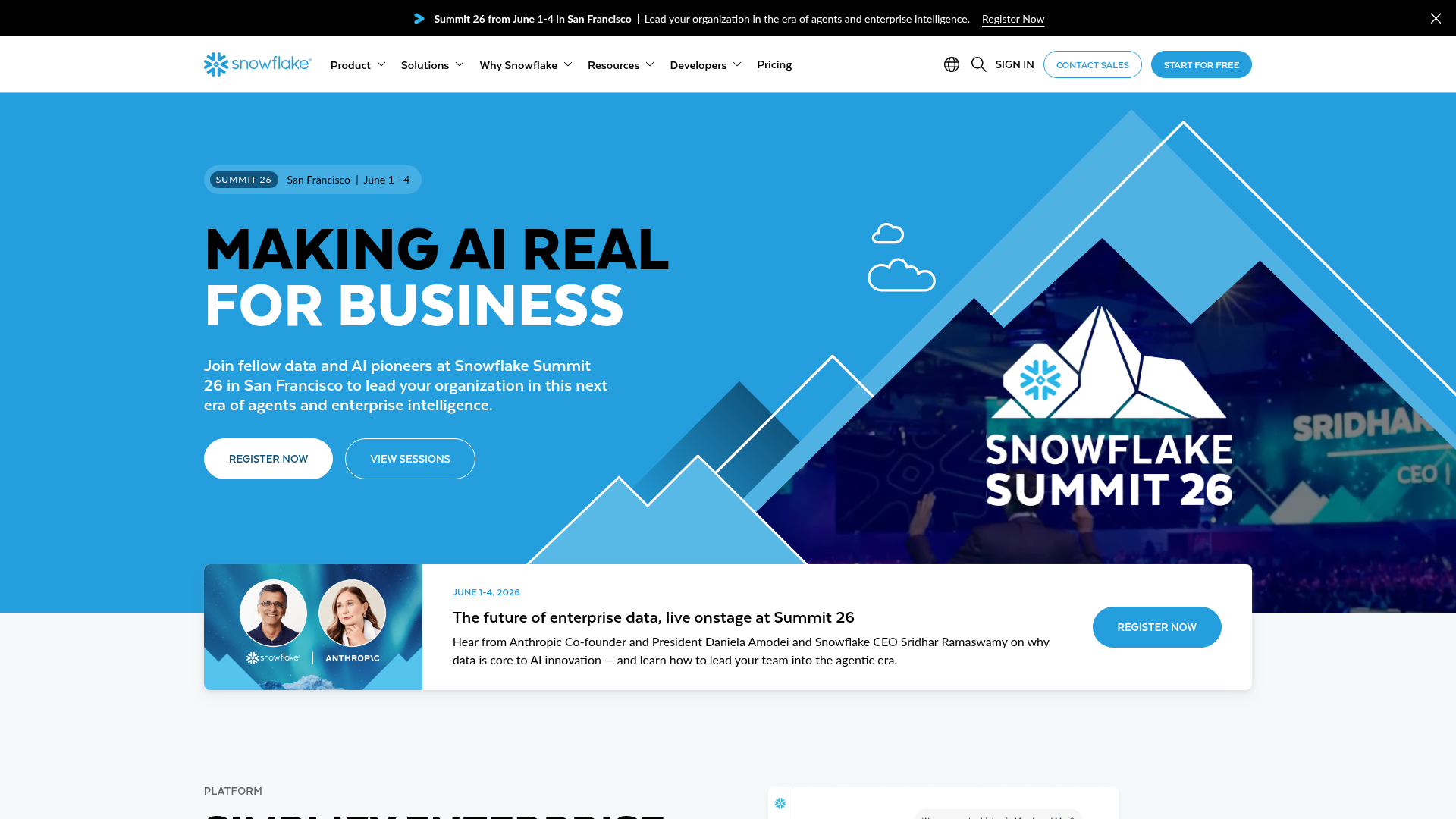 Snowflake screenshot