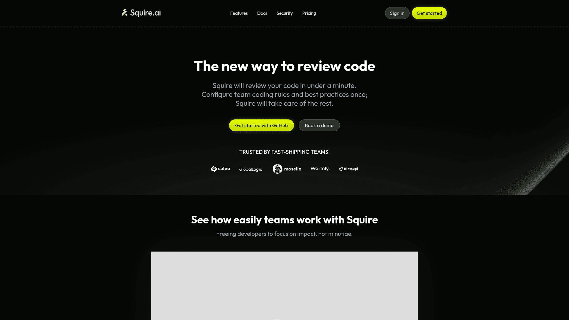 Squire.ai screenshot