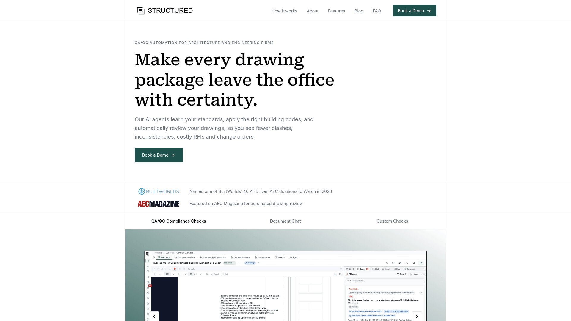 Structured AI screenshot