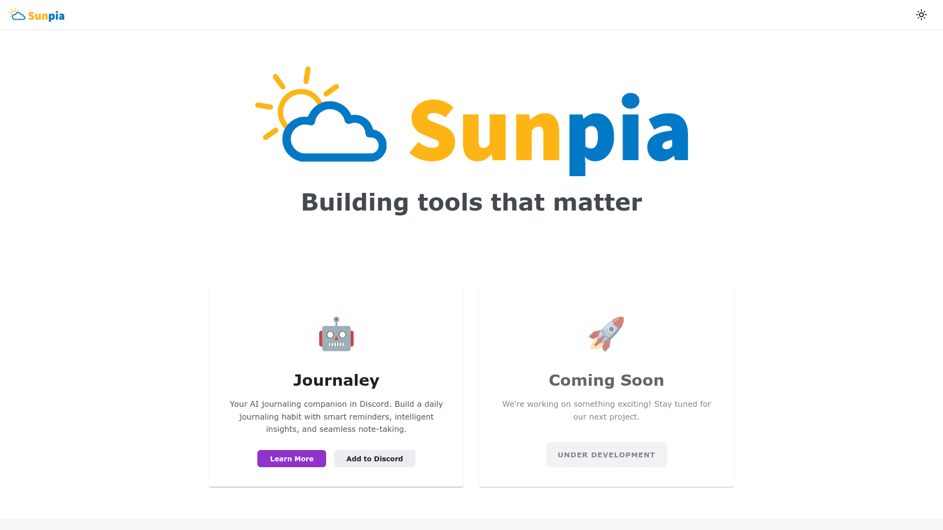 Sunpia screenshot
