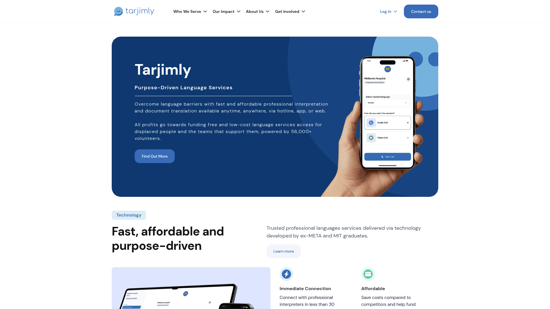 Tarjimly screenshot