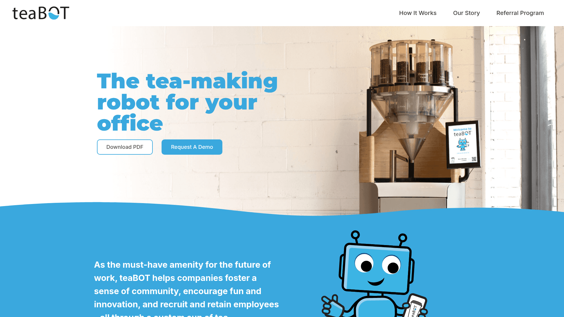 teaBOT screenshot