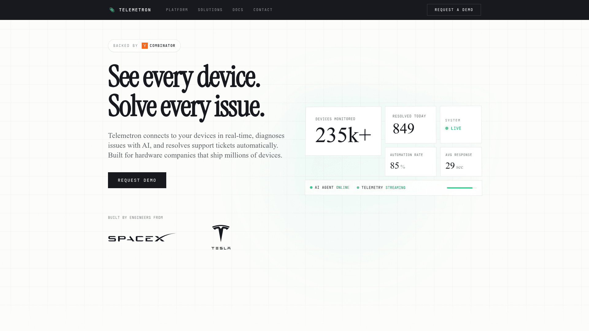 Telemetron screenshot