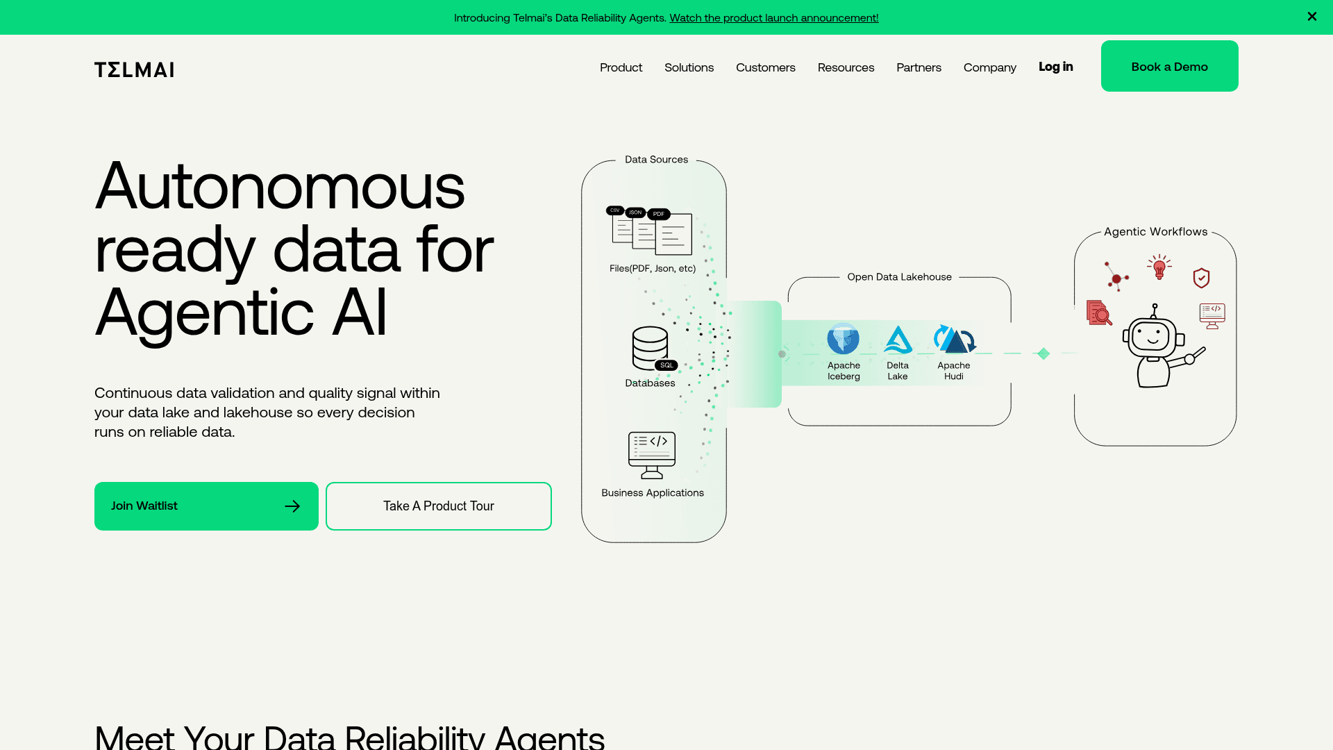 Telmai screenshot