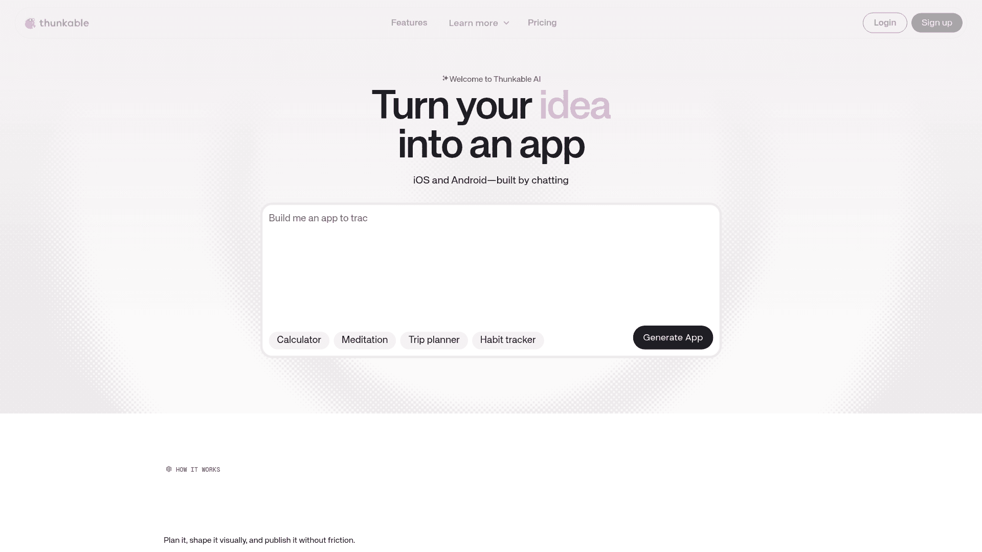 Thunkable screenshot