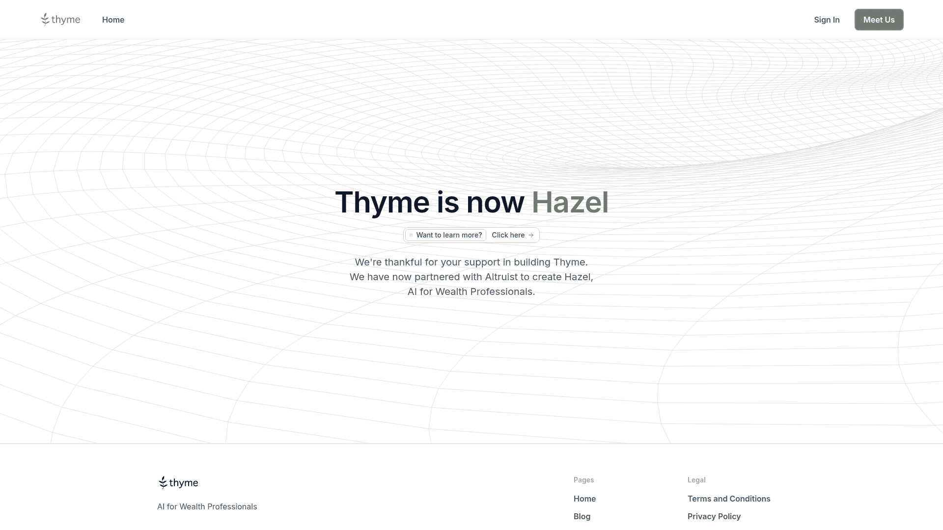 Thyme screenshot